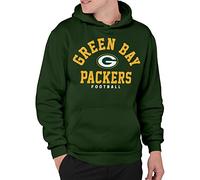 Junk Food Clothing x NFL - Green Bay Packers - Logo de l'équipe classique - Pull à capuche pour homme et femme - Taille L