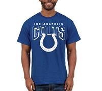 Junk Food Clothing x NFL - Indianapolis Colts - Bold Logo - Unisex Adult Short Sleeve Fan T-Shirt for Men and Women - Size XX-Large