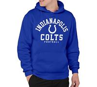 Junk Food Clothing x NFL - Indianapolis Colts - Logo de l'équipe Classique - Adulte Pull à Capuche pour Homme et Femme - Taille L