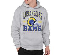Junk Food Clothing x NFL - Los Angeles Rams - Casque d'équipe - Sweat à capuche adulte pour homme et femme - Taille S