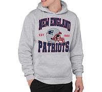 Junk Food Clothing x NFL - New England Patriots - Casque d'équipe - Sweat à Capuche Adulte pour Homme et Femme - Taille L