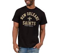 Junk Food Clothing x NFL - New Orleans Saints - Classic Team Logo - Unisex Adult Short Sleeve Fan T-Shirt for Men and Women - Size Medium
