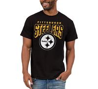 Junk Food Clothing x NFL - Pittsburgh Steelers - Bold Logo - Unisex Adult Short Sleeve Fan T-Shirt for Men and Women - Size XX-Large