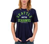 Junk Food Clothing x NFL - Seattle Seahawks - Classic Team Logo - Unisex Adult Short Sleeve Fan T-Shirt for Men and Women - Size Large