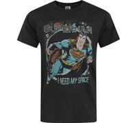 Junk Food - "I Need My Space" T-shirt pour homme NS6402 (S) (Imprimé noir)
