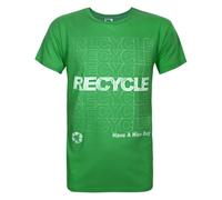 Junk Food - "Recycle Have A Nice Day" T-shirt pour homme NS5553 (XL) (Vert)