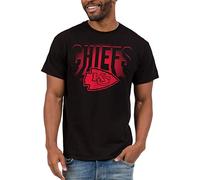 Junk Food Standard Classic Crew Neck, Authentic Details, Unisexe, Kansas City Chiefs-Black, Medium