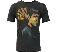 Junk Food - T-shirt Mr. Spock pour homme NS5575 (S) (Noir)