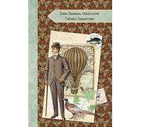 Junk Journal Masculine Themed Signature: Full color 6 x 9 slim Paperback with extra embellishments to cut out and paste in - no sewing needed!