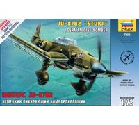 JUNKERS Ju-87B2 "STUKA" GERMAN DIVE BOMBER WWII - ZVEZDA 1/72 Plastic Kit