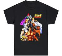 JUNKOU Fist of The North Star T-Shirt Anime Kenshiro Retro Vintage Shirt Black M