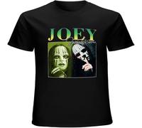 JUNKOU Men's Rip Joey Jordison Graphic T-Shirt Cotton Casual Graphic Tops Black 3XL