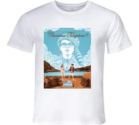 JUNKOU Moonrise Kingdom WES Anderson Movie Poster Penzance T Shirt Mens White XL