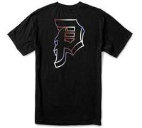 JUNKOU Primitive Men's Dirty P Gradient Short Sleeve T Shirt Black XL