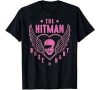 JUNKOU The Hitman Bret Hart 1 Color Skull T Shirt Funny Vintage Gift Men Black XL