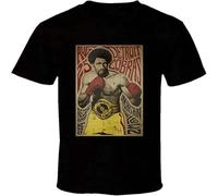JUNKOU Thomas Hearns Boxer The Detroit Cobras Garage Band Mashup Poster Distressed Fan Men T-Shirt Black 3XL