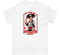 JUNKOU Three Amigos T Shirt 80s Movie Mens Casual Graphic Tops White XXL