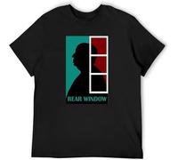 JUNKOU to Alfred Hitchcock Rear Window T Shirt Black 3XL
