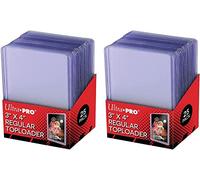 JunksPlayGround Ultra Pro Clear Regular Toploader 3”x 4”25-Count par pack (lot de 2) E-81222x2