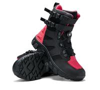 JUNLEBUYI Bottes Moto Hommes Chaussueres Motard | Bottes Moto de Type Adventure Touring avec Semelle Antidérapante, Coussinet D'équipement