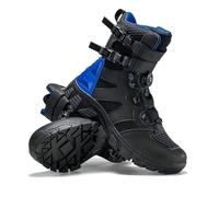 JUNLEBUYI Bottes Moto Hommes Chaussueres Motard | Bottes Moto de Type Adventure Touring avec Semelle Antidérapante, Coussinet D'équipement
