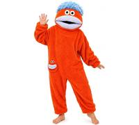 JUNLEBUYI Combinaison Monstre À Grande Bouche, Chaud Silly Onesie Pyjamas Cosplay Costume Deguisement Adulte Polaire Doux avec Poches, Idéal pour La Maison, Les Fêtes Et Les Soirées Cinéma