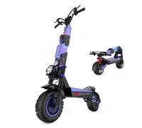 JUNLING Trottinette électrique Adults JL80 Moteur 6000W 60V/30AH Vitesse Max 60-65 km/h Autonomie 60-85 km Pneus Tout-Terrain 12""