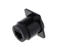 Junlinto, Module de Type D Prise RJ45 Connecteur Signal Femelle Connecteur d'interface Réseau Ethernet pour Montage sur Panneau Cat6