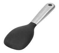 Junlucki Cuillère à Riz, Cuillère de Service à Riz en Silicone Cuillère de Cuisson Cuillère à Remuer avec Trou de Suspension Cuillère à Risotto à Long Manche pour la Maison, Restaurant