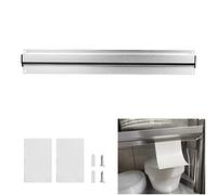 JUNMEIDO 40CM Porte Bon de Commande Cuisine en Alliage d'Aluminium Support Bon de Commande Argent Porte Commande Restaurant Pince Porte-fiches Pince Accroche Bon de Commande pour Chèques Reçu Papier