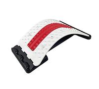 JUNMIN Traction Lombaire Massager, Dispositif de Correction de courbure Cervical et Lombaire, civière à la Maison, soulagement du Mal au Dos (Color : Red, Size : 37.5x25cm)