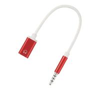 JUNNASALIKER Adaptateur auxiliaire 3,5 mm mâle vers type C femelle pour écouteurs, câble USB C, câble audio 3,5 mm