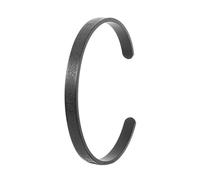 JUNNASALIKER Bracelet ouvert Ayatul Kursi Coran en acier inoxydable pour homme - Calligraphie arabe