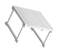 JUNNASALIKER Étagère de rangement flexible extensible pour placard et comptoir de cuisine - Étagère pour économiser de l'espace