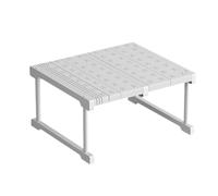 JUNNASALIKER Étagère de rangement flexible extensible pour placard et comptoir de cuisine - Étagère pour économiser de l'espace