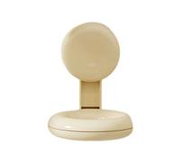 JUNNASALIKER Étagère murale pour sèche-cheveux avec forte puissance d'aspiration pour salle de bain, installation facile, étagère de souffleur électrique