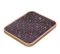 JUNNASALIKER Insert de tiroir élégant en bois doux et élégant pour ranger des bagues, des bijoux, des bagues