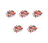 JUNNASALIKER Lot de 50 perles en bois colorées pour la fabrication de bijoux - Jouet éducatif pour perroquet