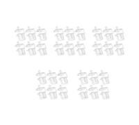 JUNNASALIKER Lot de 6 supports de poisson transparents pour poissons d'aquarium - Support de paysage pour poissons