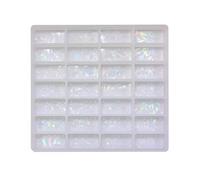JUNNASALIKER Moule en silicone pour pendentif en forme de dominos en forme de goutte de cristal