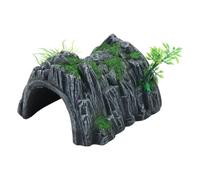 JUNNASALIKER Resines Tortues Cachette Abri Escalade Aquarium Ornements pour Tortues Amphibiens Tortues
