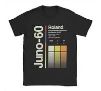 Juno 60 Vertical Roland T Shirt Men Cotton Novelty T-Shirt Black XL
