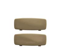 JUNOOS Emblèmes D'airbag Montant Portière Arrière Pour VW Pour Jetta A5 A6 MK5 Pour Golf 5 6 7 GTI Pour Passat B6 B7 CC Pour Polo A B C 3C0853437C 1K8853437(Dark Beige-2Pcs)