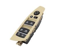 JUNOOS Interrupteur Principal De Lève-vitre Électrique Côté Conducteur Gauche Pour Série 7 F01 F02 730Li 740Li 750Li 760Li 61319241915(Beige)