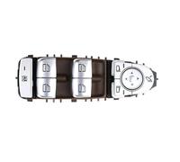 JUNOOS Interrupteur Principal De Lève-vitre Pour Benz Classe C W205 S205 X253 C200 C300 C350 C63 AMG 2059056811 2059051513(2059056811 Coffee)