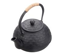 JUNOOS Japonaise Théière Théière en Fonte Théière en Fonte 1.8L/1800ML Théière Japonaise Théières Bouilloire À Thé Bouilloire Non Revêtue pour Le Thé De L'après-midi en Famille Theiere en Fonte