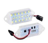 JUNOOS Lot De 2 Éclairages De Plaque D'immatriculation Blancs Pour Mitsubishi Pour Lancer Pour EVO VIII 2004-2008 Pour EVO X 2008-2018 8341A099 MB596500