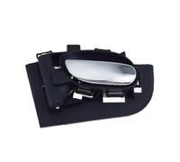 JUNOOS Poignée De Porte Intérieure Chromée Enjoliveur Avant/arrière Gauche Côté Conducteur Ou Droit Côté Passager Pour Peugeot 206 CC SD SW 207 1.4L 1.6L(1 Pcs Left Side)