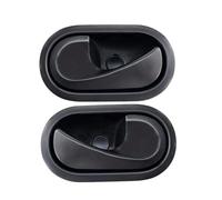 JUNOOS Poignée De Porte Intérieure Pour Renault Pour Master MK3 2010-2020 Pour Megane II 2003-2008 Pour Clio III 2005-2014 Pour Scenic II 2003-2009(1 Pair Black)
