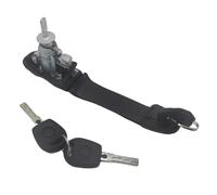 JUNOOS Poignées Porte Avant Gauche Et Droite Avec Barillet Serrure 6K0837205 6K0837206 Pour VW Pour Sharan 1995 1996-2010